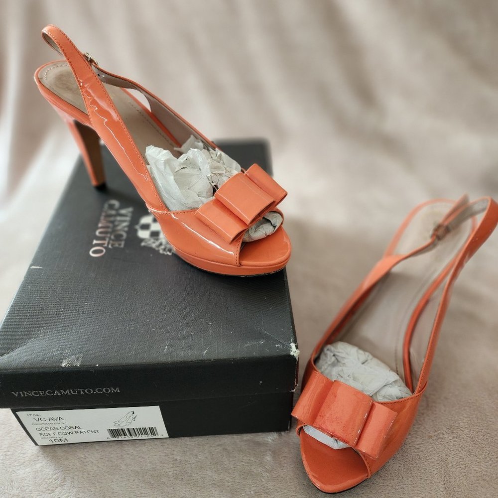 Vince Camuto Coral Platform Peep Toe Pumps
